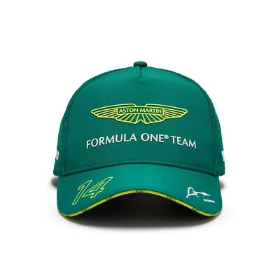 Aston Martin F1 Fernando Alonso Team Driver Baseball Cap Green 2024