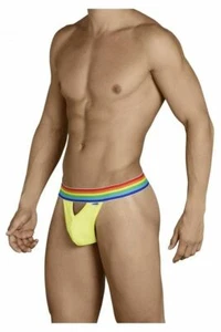 CandyMan Mens Thongs MicroFiber Roupa Interior Masculina Yellow 99388 2 - Picture 1 of 4