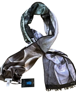 PAUL SMITH großer Schal | Fransenenden | Multi Print | MAINLINE | selten 🧣 - Bild 1 von 4