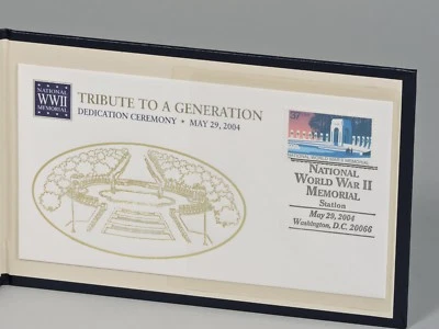 A TRIBUTE TO THE GREATEST GENERATION WW II National Memorial FIRST DAY COVER - Image 1 of 3