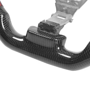 Custom Carbon Fiber Steering Wheel Perforated Leather For 350z 2003 - Photo 1/12
