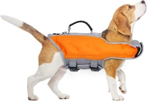 Ownpets Dog Reflective Life Jacket - Lifesaver Floating Vest, Handle - Size: M - Picture 1 of 9
