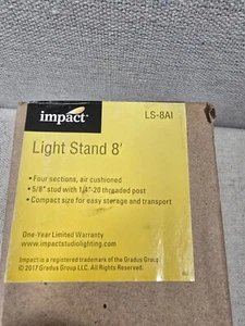 Impact Black Light Stand 8' LS-8AI Air-Cushioned Light Stand 8-Load Capacity:8pd - Picture 1 of 11