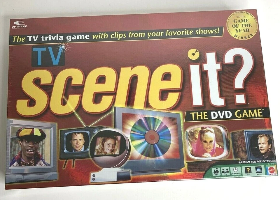 SCENE IT- The TV Trivia DVD Game of the Year - 2005-NEW SEALED  - Image 1 of 3