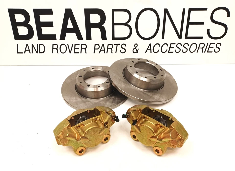 Land Rover Defender  Td5 Puma Rear Calipers & Brake Discs Kit 2001 -2016 - Image 1 of 1