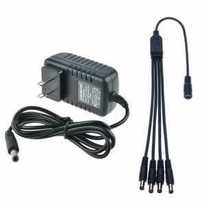 12V 2000mA Security Camera Power Supply Adapter & Splitter for QSee Zmodo LOREX - Picture 1 of 4
