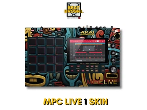 AKAI MPC LIVE SKIN CUSTOM SKIN FACEPLATE CUSTOMIZE YOUR MPC LIVE ! - Zdjęcie 1 z 2