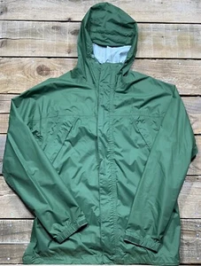 Vintage LL Bean Hooded Waterproof Windbreaker Jacket Mens Small Green - Picture 1 of 5