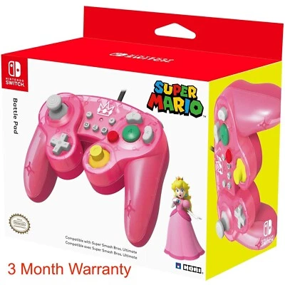 HORI Nintendo Switch Battle Pad (Peach) GameCube Style Controller - Image 1 of 3