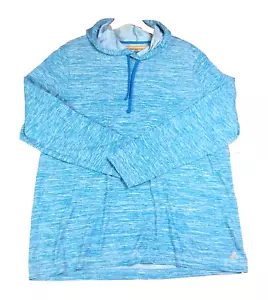 Mens 2XL TEK Gear Long Sleeve Pullover Hoodie Shirt Aussie Blue Seamless NEW - Picture 1 of 12