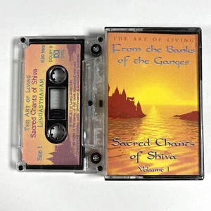 The Art of Living- Sacred Chants of Shiva (1995) UK Cassette Tape Shankar Tested - Foto 1 di 4