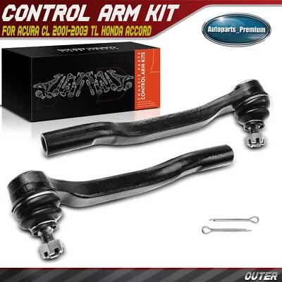 2x extremos de barra de amarre de dirección exterior para Acura CL 2001-2003 TL 1999-2003 Honda Accord Foto 1 de 4