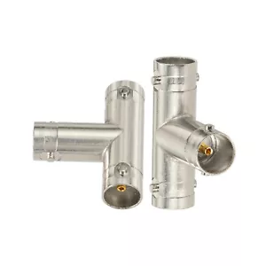 BNC Splitter Adapter 75 Ohm Female for SDI HD-SDI Scope CCTV Security System - Picture 1 of 7