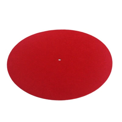 1PC 300MM Rubber Turntable Mat Turntable Mat Wool Turntable Mat Vinyl Slipmat - Image 1 of 4