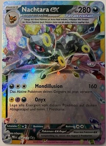 Pokemon Nachtara EX Deutsch 060/131 Prismatische Entwicklungen Terakristall NM - Bild 1 von 2