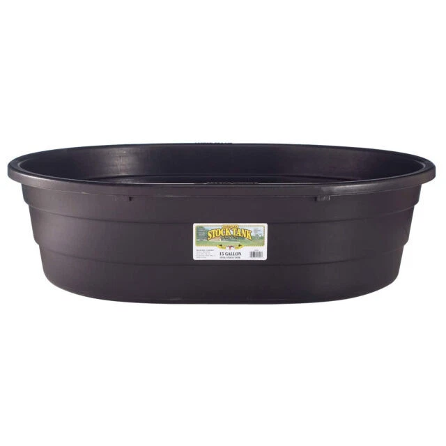 Little Giant 15 Gallon Poly Stock Tank - Black (ST15)