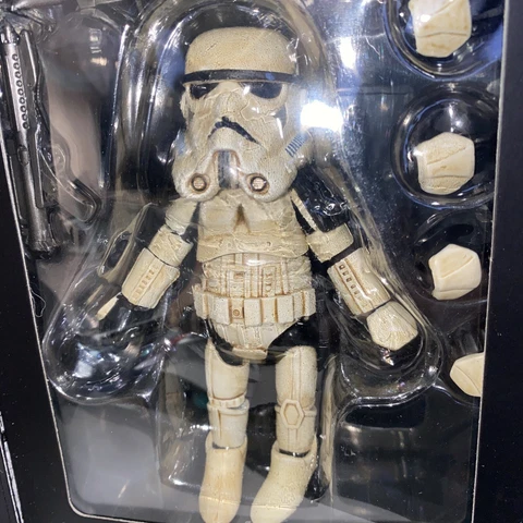 HEROCROSS METAL HYBRID STAR WARS SANDTROOPER COMMANDER 6" ACTION FIGURE NEW NRFB Cover