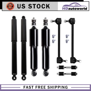 4WD Front & Rear Shocks Absorbers Sway Bar End Links for 2000-2004 Nissan Xterra - Picture 1 of 7