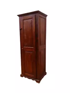 Armadio stipo ad un'anta in abete - credenza a colonna - fine '800 - Foto 1 di 16