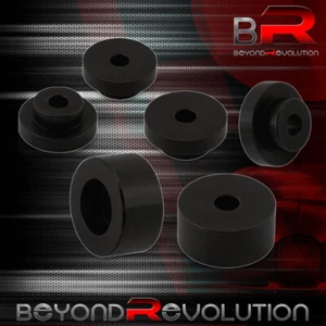 For 1989-1998 240SX S13 S14 Black Rear Differential Support Mount Bushings Set - Picture 1 of 3