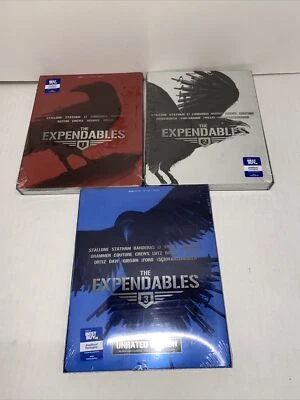 The Expendables 1-3  SteelBook 4K UHD + Bluray + Digital STALLONE PLEASE READ Foto 1 de 4