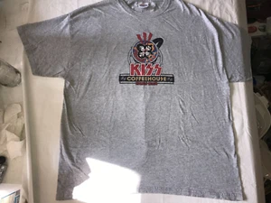 Seltenes KISS Band Konzert COFFEEHOUSE Myrtle Beach 2-seitiges graues T-SHIRT Herren Gr. XL - Bild 1 von 17