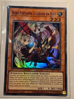 Ghost Ogre & Snow Rabbit (V.1 - Super Rare)●YUGIOH●RA02●PORTUGUESE●1st●NM●33474 - Image 1 of 2