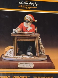 Flambro Emmett Kelly Jr Spirit of Christmas IV 9950 Signature Collection - Picture 1 of 10