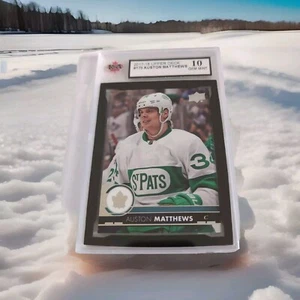 2017-18 UPPER DECK Auston Matthews #170 KSA 10! Toronto St Pats/Maple Leafs - Picture 1 of 3