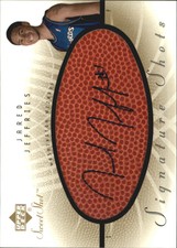 2002-03 Upper Deck Sweet Shot Signature Shots Card #JJ Jared Jeffries AUTO