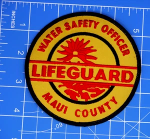 Maui County Hawaii Lifeguard Patch - Bild 1 von 2