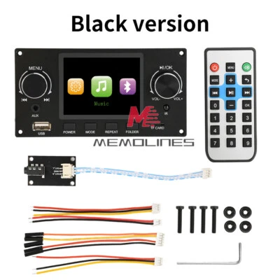 2.8inch IPS Bluetooth MP3 Decoder Board TF USB Car Amplifier Audio Player DIY - Image 1 of 4