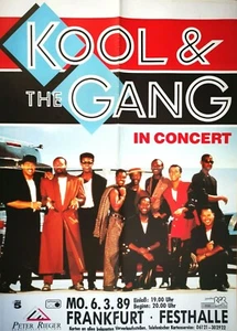 KOOL & THE GANG 1989 FRANKFURT - orig. Concert Poster - Plakat A1 F/U 621/1 - Picture 1 of 1