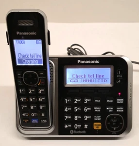 Panasonic Main Base Answering Machine KX-TG7871 w/ Cordless Phone KX-TGA680 - Picture 1 of 10