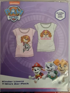 Paw Patrol Kinder T-Shirt 2 er Pack Gr 98/104 Neu&OVP - Bild 1 von 2