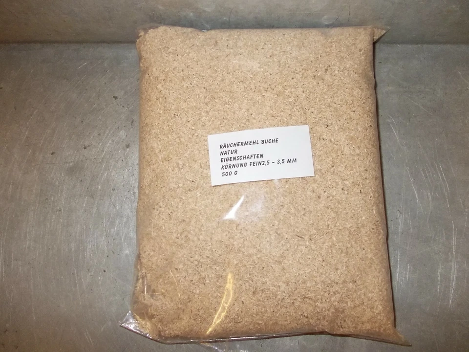 RÄUCHERMETZGER Buchen Räuchermehl 500 g, Natur
