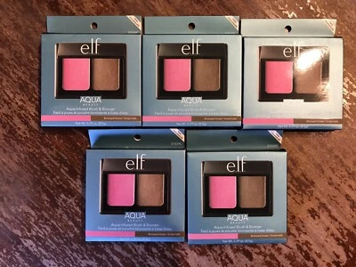 Lote de 5 rubores y bronceadores con infusión elf Aqua Beaty 0,29 oz 8,5 g 57039C X5 Foto 1 de 4