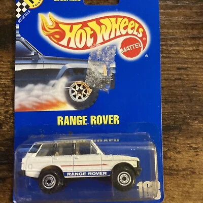 Hot Wheels Range Rover Luxury SUV White 4-Door CT 1990s Speed Points #103 - Image 1 of 3