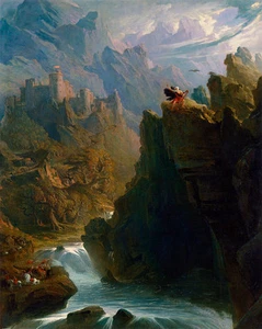 John Martin : "The Bard" (c.1817) — Giclee Fine Art Print - Picture 1 of 7