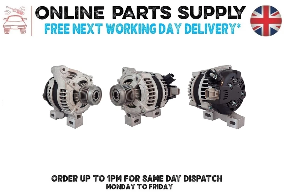 Alternador para Volvo V50 T5 gasolina 2004 a 2012 150 amperios Foto 1 de 4