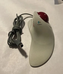 Logitech TrackMan Marble FX PS/2 Wired Track Ball Mouse T-CJ12 804251-0000 - Picture 1 of 4
