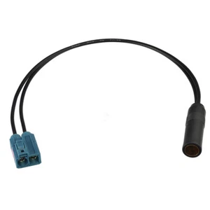Dual Twin Double Fakra Socket to DIN Female Aerial Adaptor Adapter Antenna cable - Picture 1 of 3
