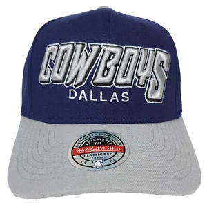 Dallas Cowboys Mitchell & Ness NFL Redline Flex Snapback Cap Hat 3D Logo NWT - Picture 1 of 8