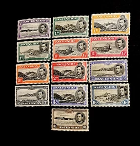ASCENSION SG38-44, Lightly Hinged. Short Set , 1938/53 KGVI Includes Sg42 CV£100 - Picture 1 of 1