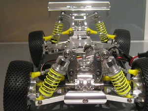 Shock tower front /Dämpferbrücke vorn Aluminium Kyosho Mini Inferno GPM - Picture 1 of 3