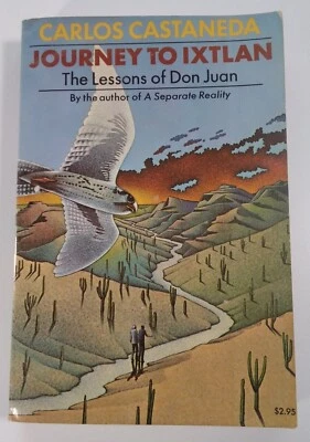 Carlos Castaneda Journey To Ixtlan 1973 Don Juan 1st Edition Paperback  - Imagem 1 de 4