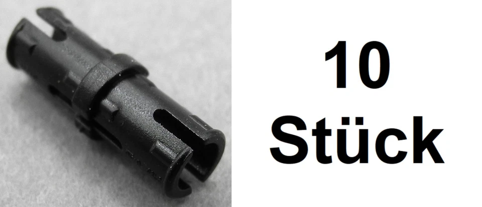 10x LEGO 2780 Technic Pin 2L Schwarz - Bild 1 von 1