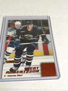 99-00 1999-00 PACIFIC OMEGA BERT ROBERTSSON COPPER PARALLEL /99 92 OILERS - Picture 1 of 1