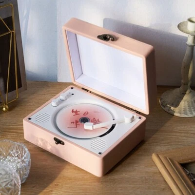 Bluetooth CD Player Disc Player Geburtstag Festival Geschenk mit Infrarot Fernbedienung NEU - Bild 1 von 4