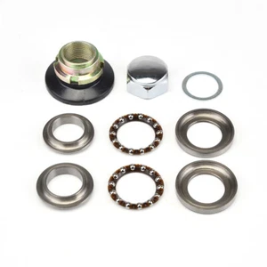 9pcs Steering Bearing Fork Stem Dust Seal Nut Set For Honda ATC 70/110/185/200 - Picture 1 of 5